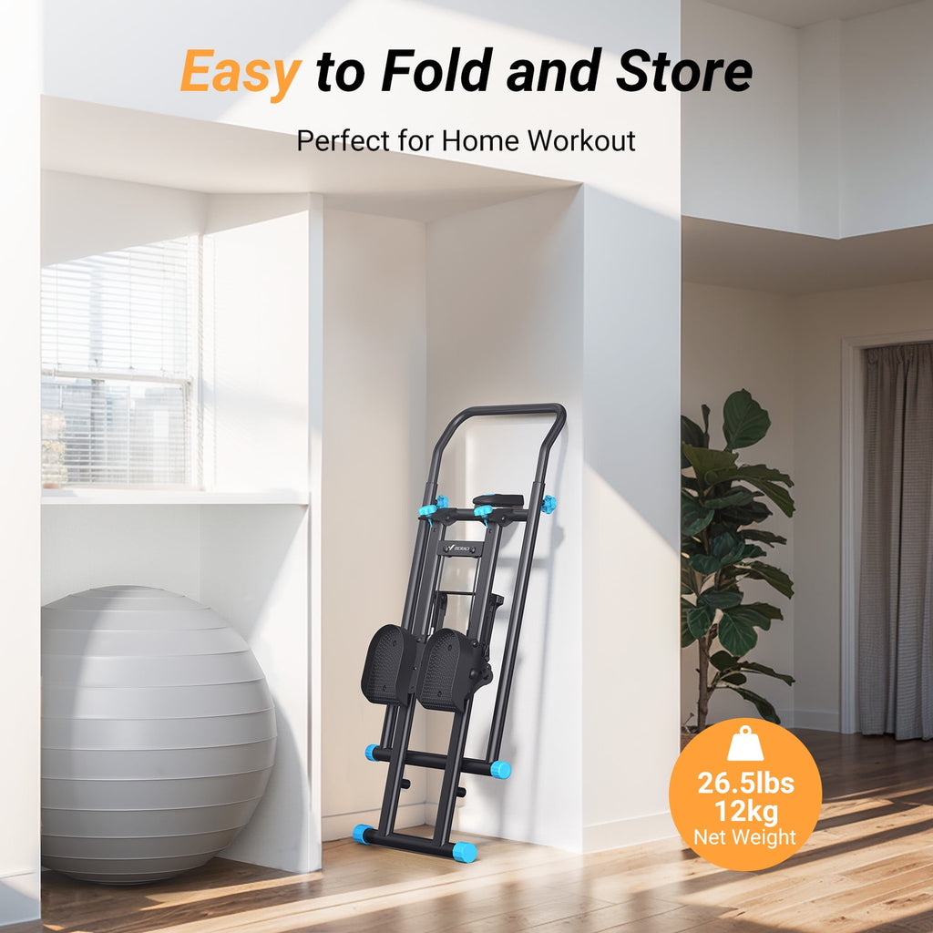 MERACH Compact Foldable Stair Stepper Climber