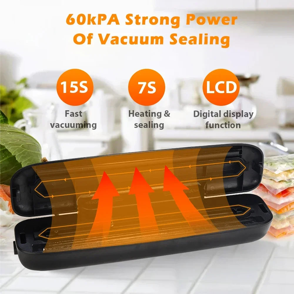 Vacuum Sealer Machine for Food Storage + 10 Bags