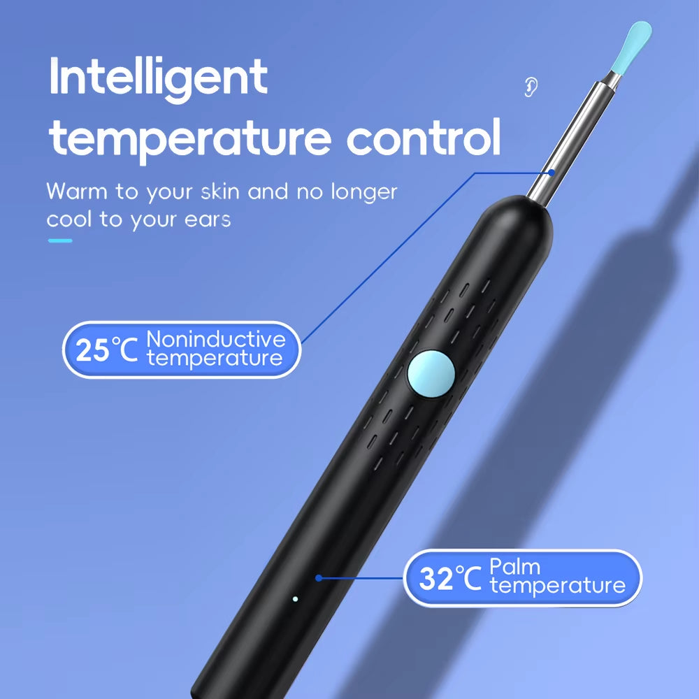 Smart Ear Cleaner with Camera & LED – Wireless Wax Removal Tool