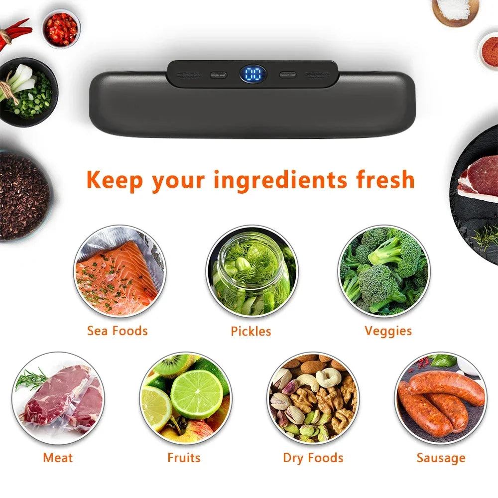 Vacuum Sealer Machine for Food Storage + 10 Bags