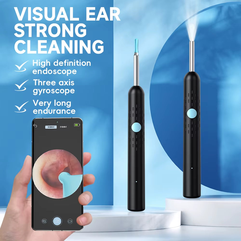Smart Ear Cleaner with Camera & LED – Wireless Wax Removal Tool