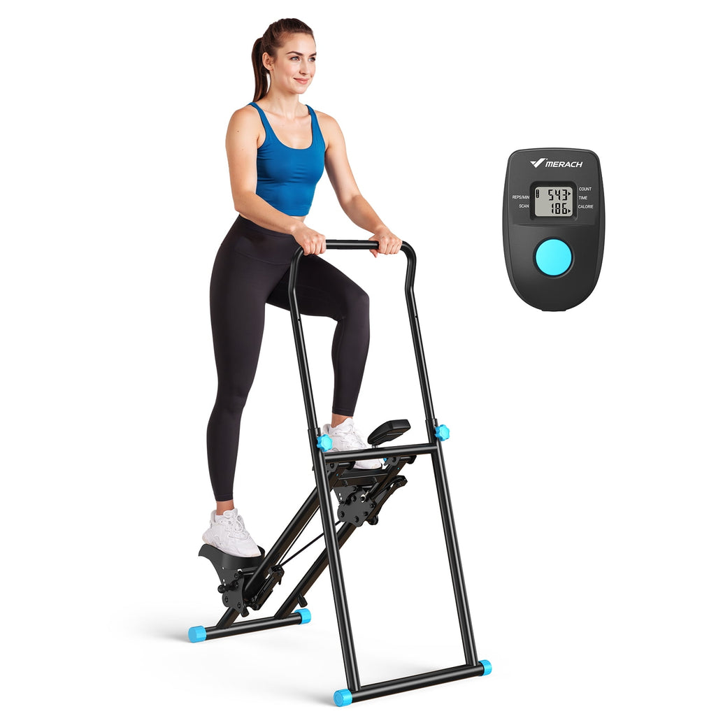 MERACH Compact Foldable Stair Stepper Climber