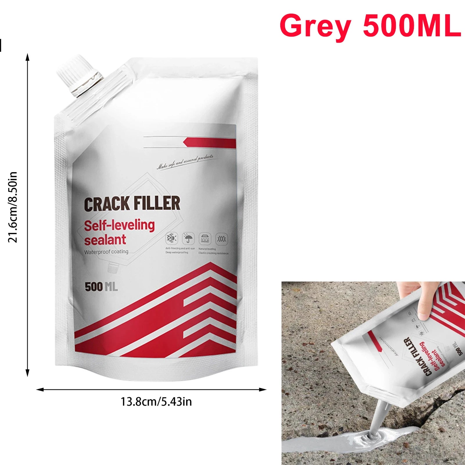 Heavy-Duty Concrete Crack & Pothole Repair Adhesive – Strong Grouting Filler for Lasting Fixes.