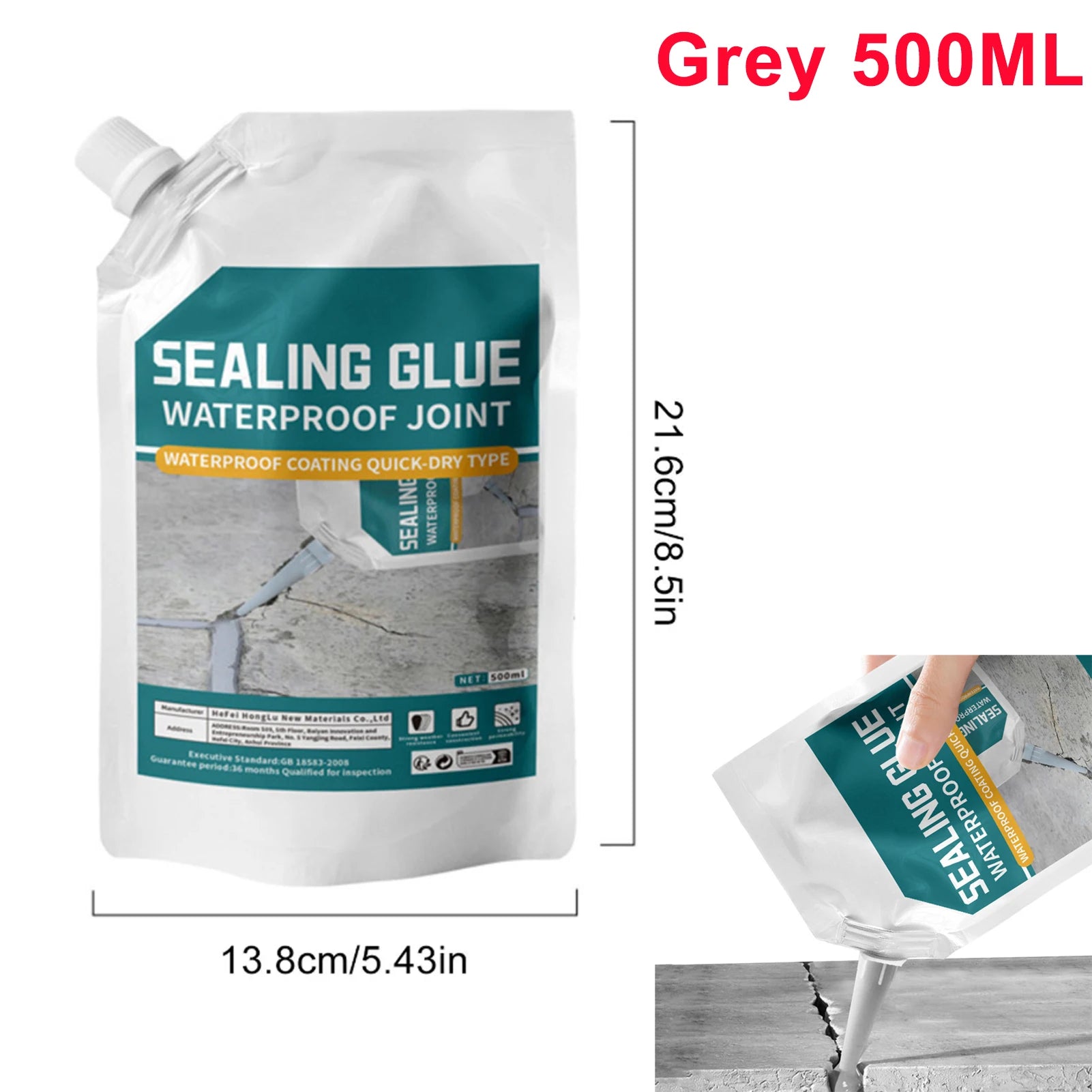 Heavy-Duty Concrete Crack & Pothole Repair Adhesive – Strong Grouting Filler for Lasting Fixes.