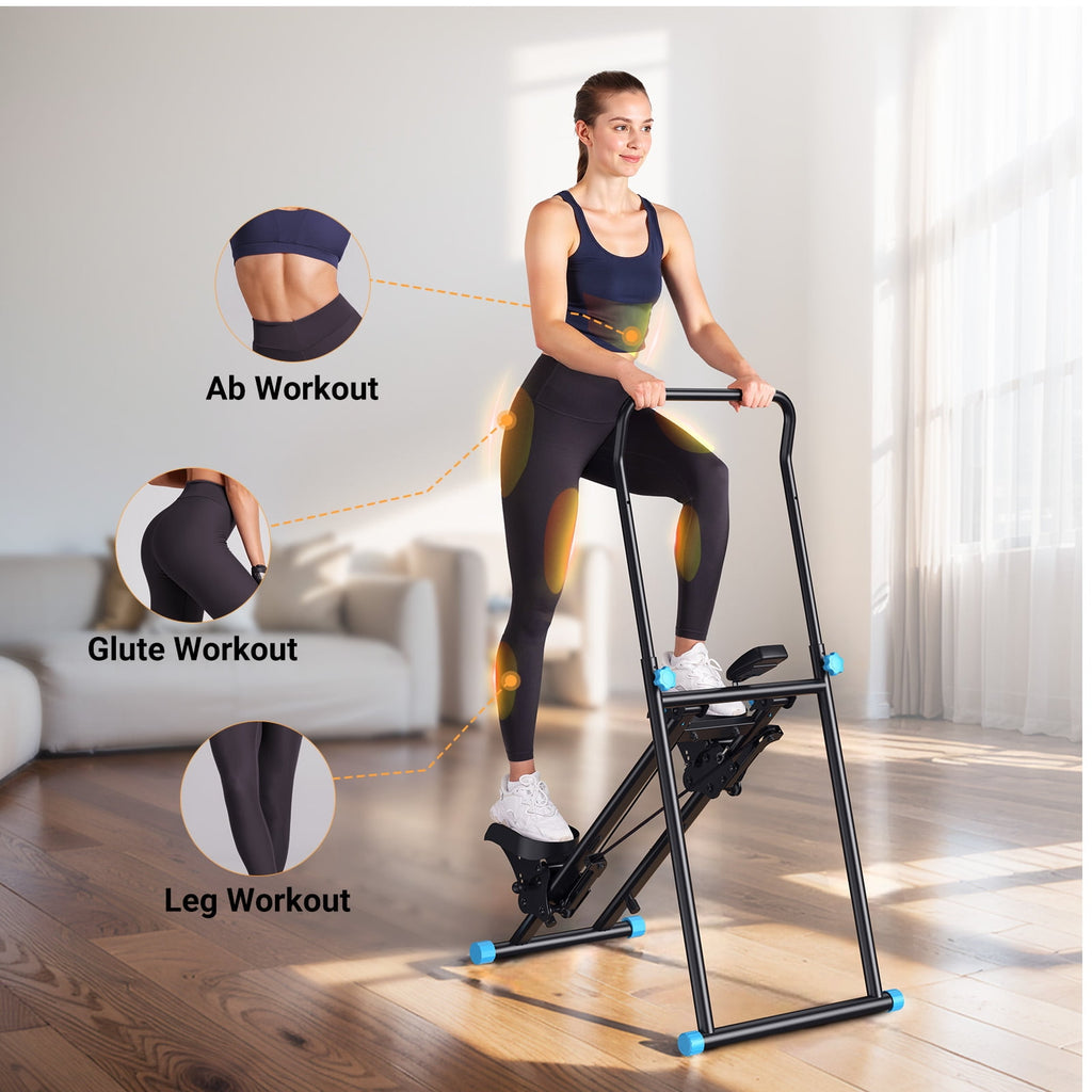 MERACH Compact Foldable Stair Stepper Climber
