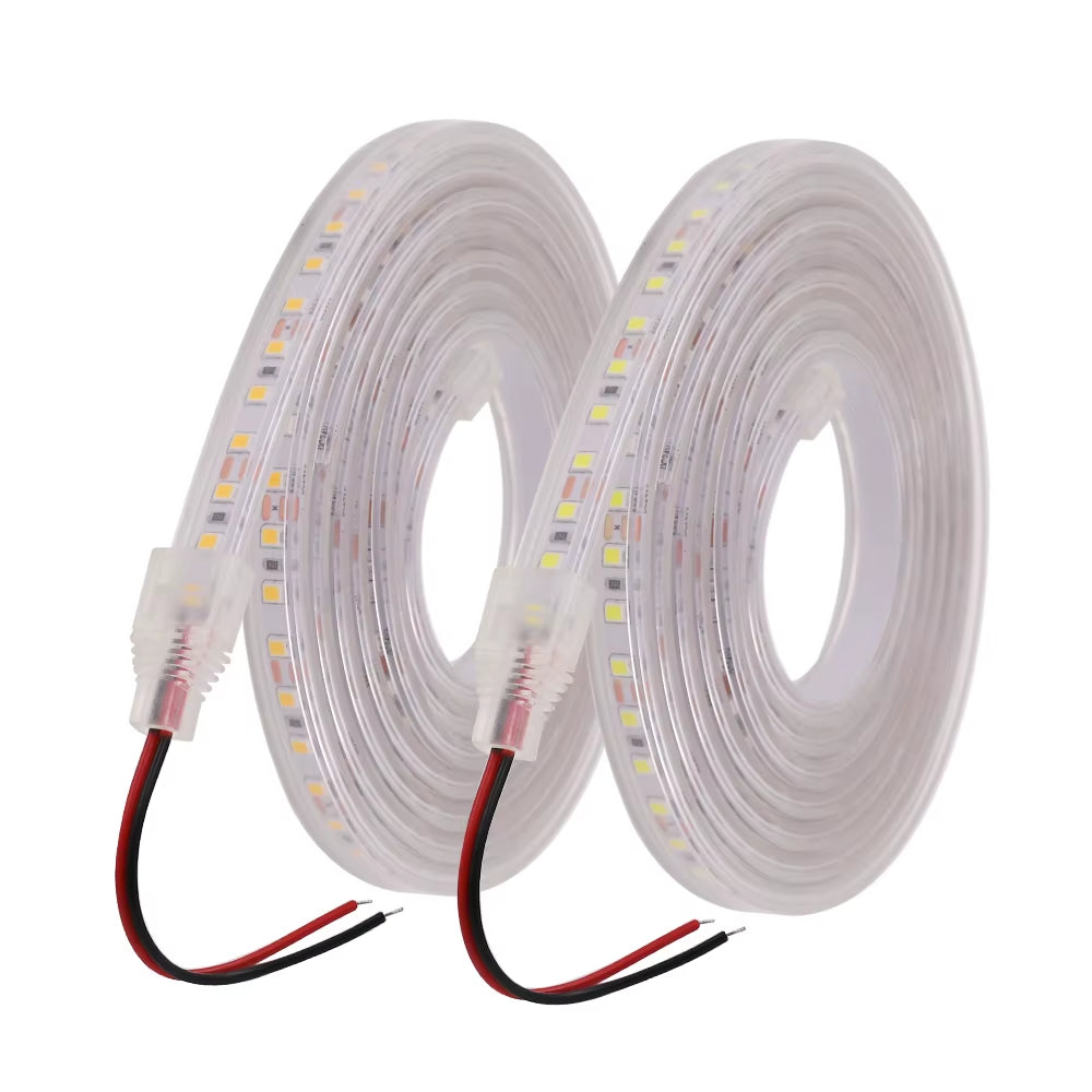 SMD2835 LED Strip Light 12V/24V 120LEDs/M IP67 Waterproof Flexible Tape (White/Warm/Natural 4000K)