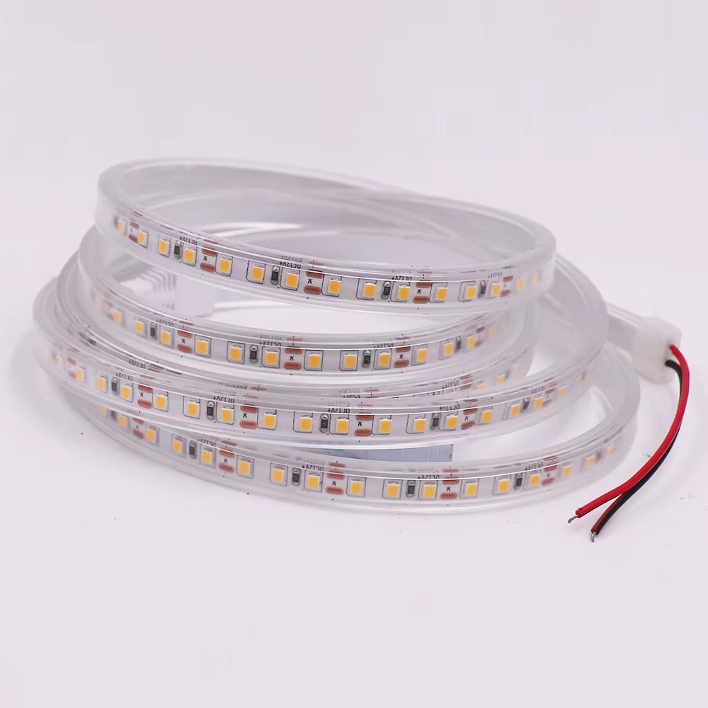 SMD2835 LED Strip Light 12V/24V 120LEDs/M IP67 Waterproof Flexible Tape (White/Warm/Natural 4000K)